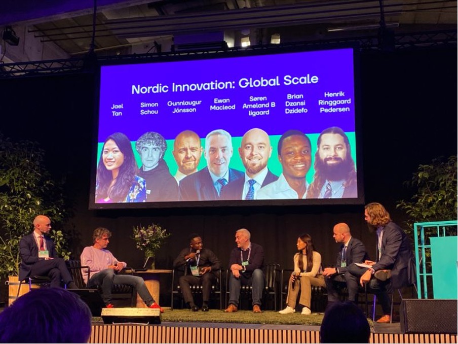 Brian speaking at Nordic Fintech Week